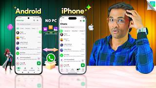 How to Transfer WhatsApp Messages from Android to iPhone - Without PC (100% Work Full Guide)