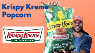 Smartfood Krispy Kreme Original Glazed Doughnut Popcorn First Reaction and Taste Review
