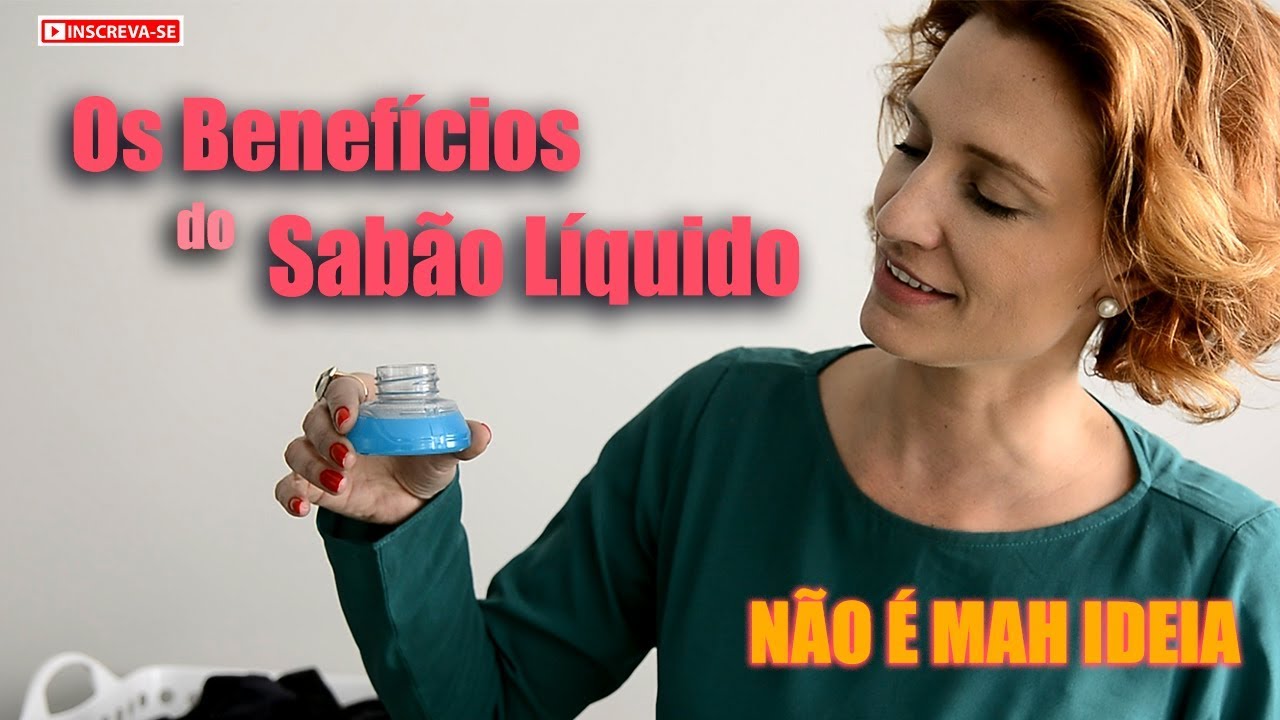 Como usar o Sabão Líquido