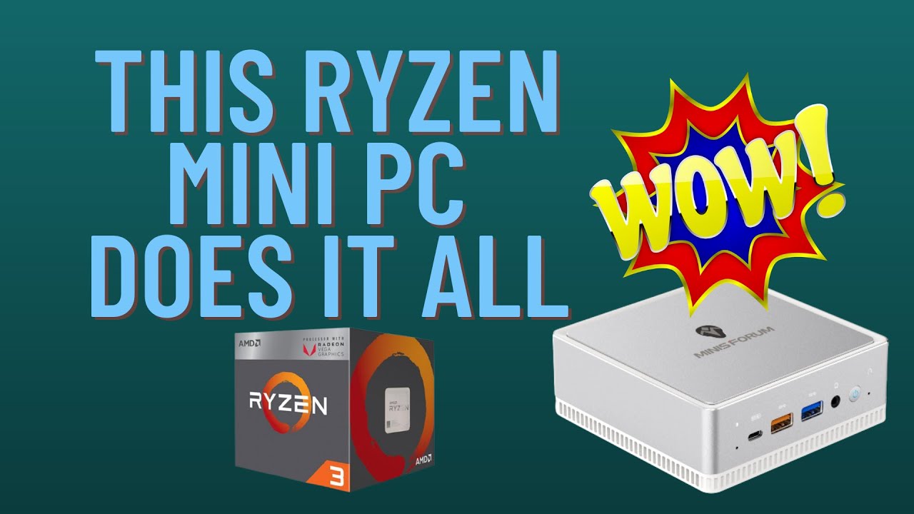 This Tiny PC Is A Powerhouse! HM80 Ryzen 7 4800U Mini PC 