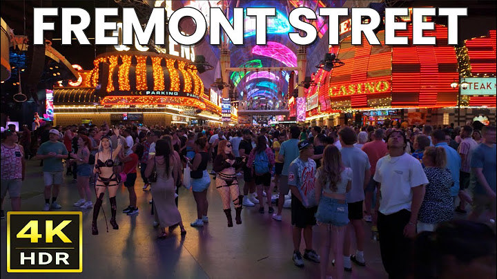 [4K HDR] Fremont Street Las Vegas Night Walking Tour – June 2025 , Downtown Las Vegas Nevada