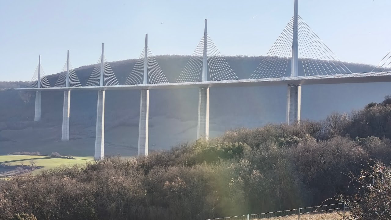 Viaduc the Millau, A75, Direction France to Spain
