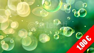 Sunlit Green Oil Bubbles Macro | HD Stock Video (1920x1080) screenshot 5