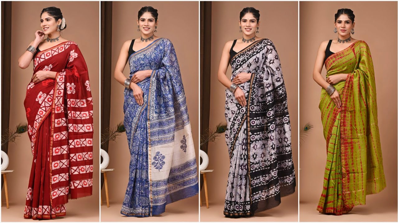 Chanderi Silk Sarees | Free Shipping | Chanderi Silk Sarees Online Shopping #shopnow 
