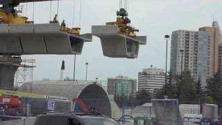 West LRT Using Lauching Truss