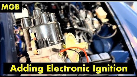 MGB Electronic Ignition!  Making the change 1977-80
