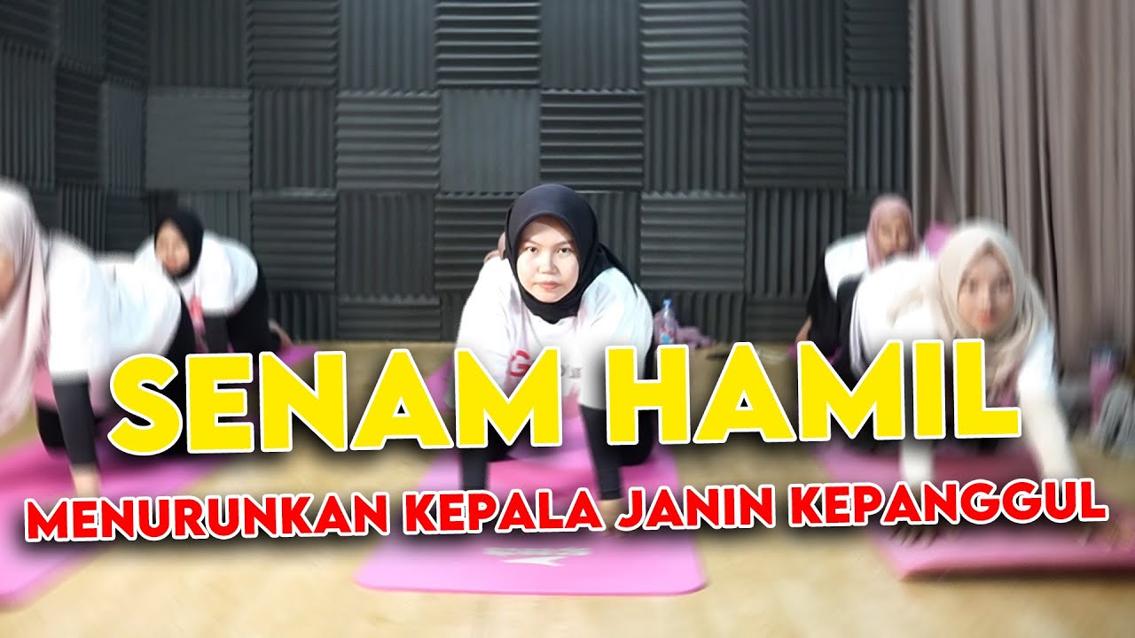 Senam Hamil Menurunkan Kepala Janin Kepanggul  || Bidan Adinda, Amd, Keb - Medikacare