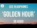 Jvke  golden hour 8d audio