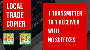 Local Trade Copier EA MT4/5© - Copy from 1 Transmitter Account to 1 Receiver Account - No Suffixes