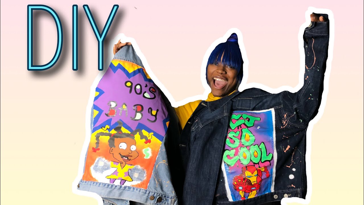 DIY denim custom jacket