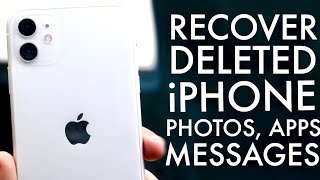 How To Recover Deleted Photos, Texts & Apps On ANY iPhone! (2021) screenshot 4