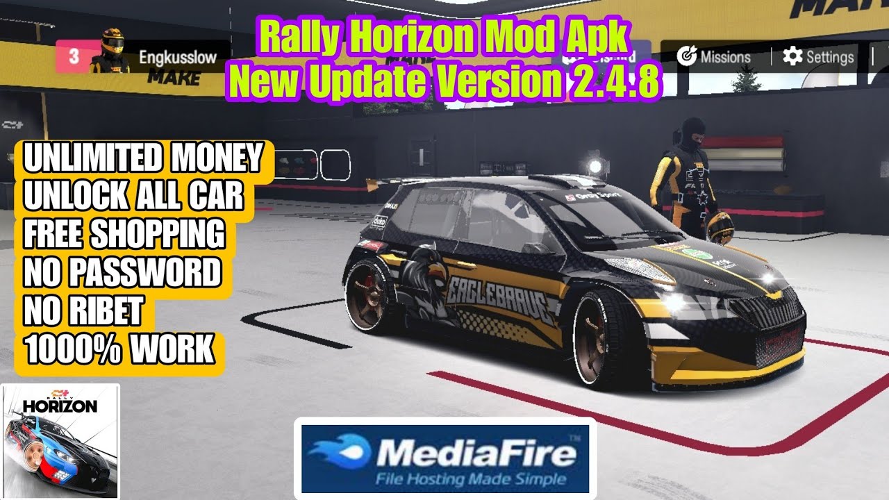 Rally Horizon Mod Apk Unlimited Money Terbaru 2024 YouTube
