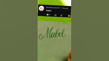 Writing name calligraphy with brush pen #shorts #shortvideo #viral