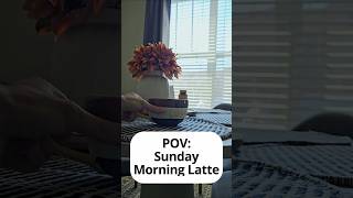 Sundays Mornings Are For ☕ #sundayfunday #coffee #latte