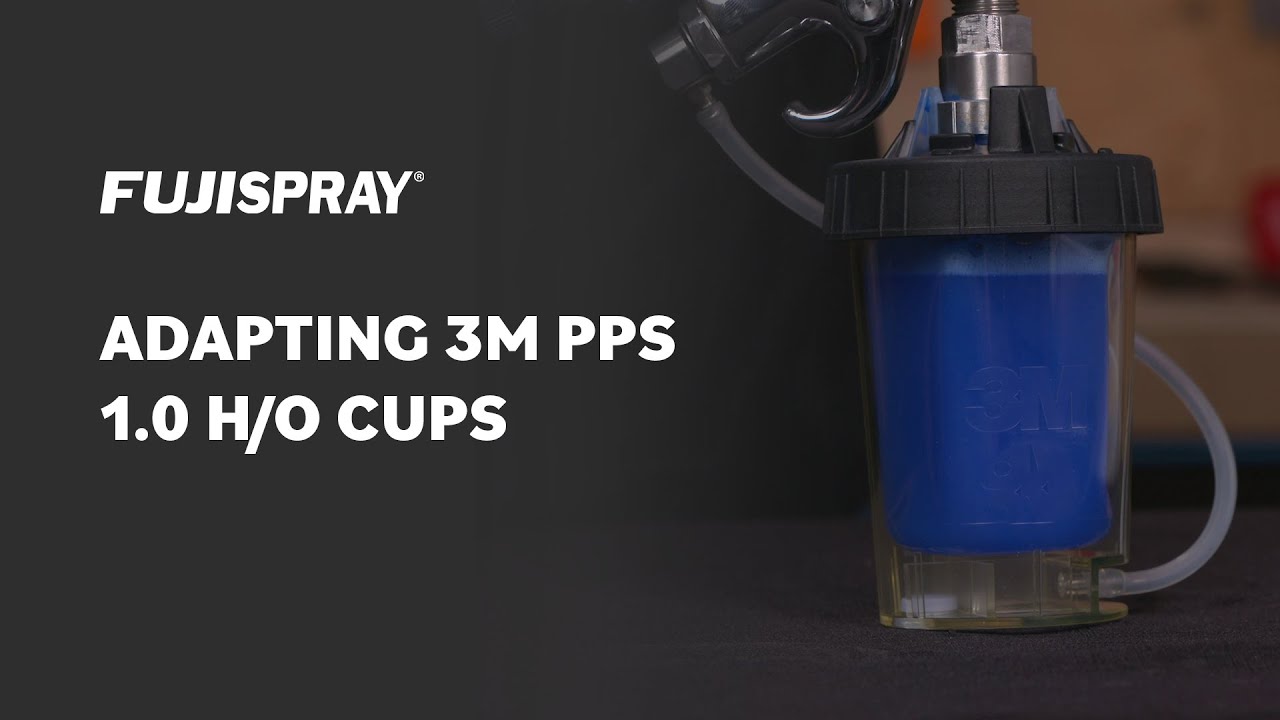 How To  Adapt & Install 3M PPS 1.0 H/O Cups to your Fuji Spray Gun 