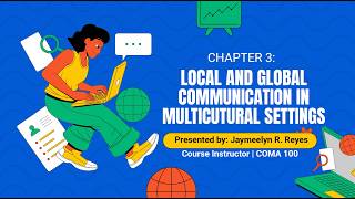 COMA 100 CHAPTER 3: LOCAL AND GLOBAL COMMUNICATION IN INTERCULTURAL SETTING INTRO