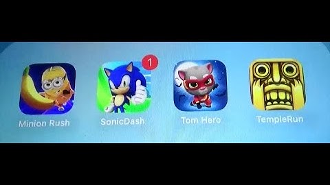 Minion Rush vs Sonic dash vs Tom Hero dash Vs Temple Run