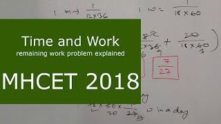 [MHCET 2018] 12 men can complete a piece of work in 36 days, 18 women can complete the same piece ..