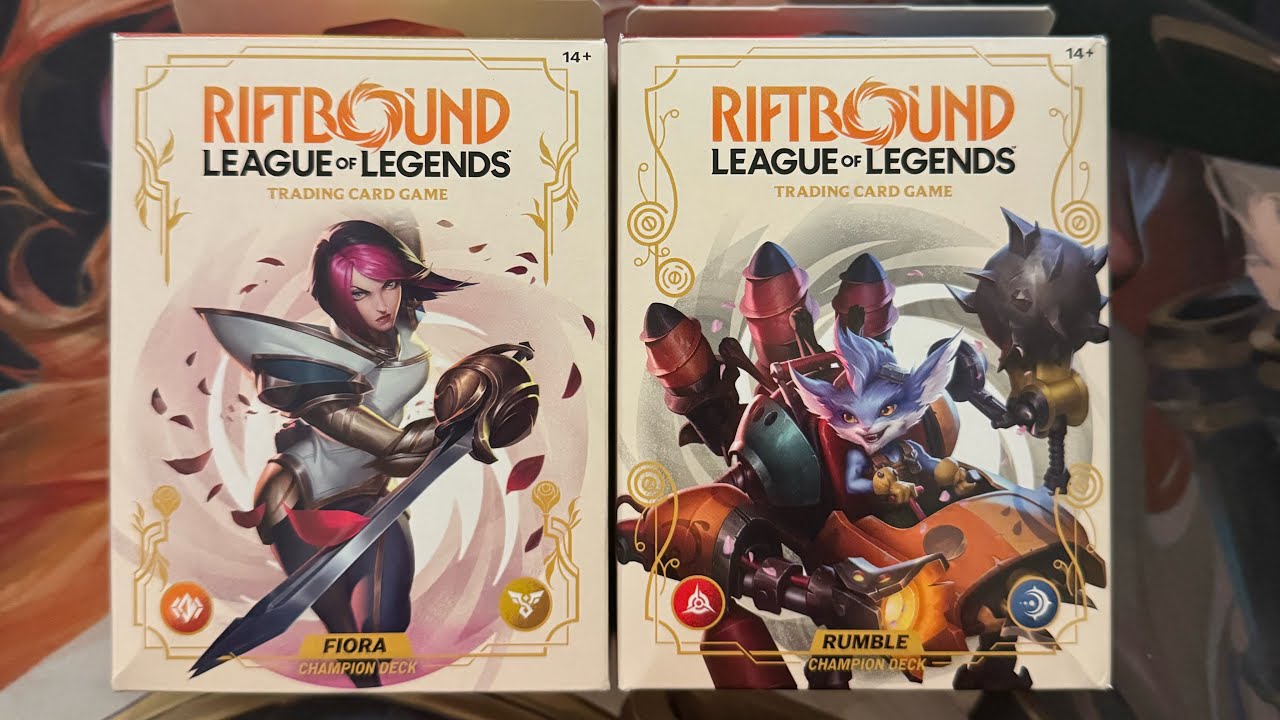 Fiora & Rumble Champion Deck Opening - Riftbound Spiritforged 