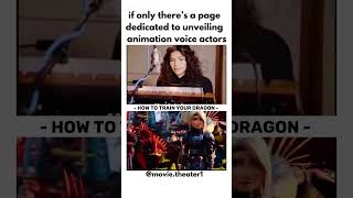 Behind the voice How to train your dragon #cartoon #viral #shorts #fyp