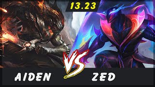 AidenYasuo - Yasuo vs Zed MID Patch 13.23 - Yasuo Gameplay