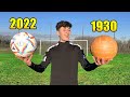 Comparer le ballon de la coupe du monde 2022 vs ballon de la coupe du monde 1930    incroyable 