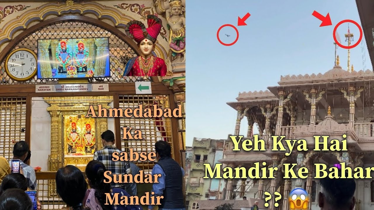 Most beautiful temple in Ahmedabad￼￼ 😍 | Swaminarayan mandir 🛕 |￼ kal kahan Ja raha hoon ? ￼🤔