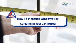 How To Measure Windows For Curtains In Just 2 Minutes!