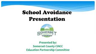 2026 School Nurses Presentation - School Avoidance