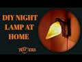 ||HOW TO MAKE NIGHT WALL LAMP FROM WASTE||DIY NIGHT WALL LAMP||LAMP FROM CARDBOARD||SPARTAN CRAFTS||