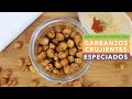 GARBANZOS CRUJIENTES ESPECIADOS | Snack saludable de garbanzos| Aperitivo de garbanzos especiados