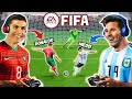 Ronaldo and Messi Playing FIFA - The MSN vs BBC Battle!