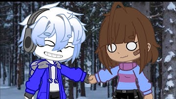 Frisk and Sans first meeting in a nutshell (welp, not really) || Undertale