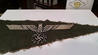 wehrmacht officer eagle car pennant