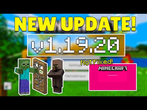 MCPE 1.19.20 RELEASED HUGE BUG-FIX UPDATE! Minecraft Pocket Edition Java Parity Features!