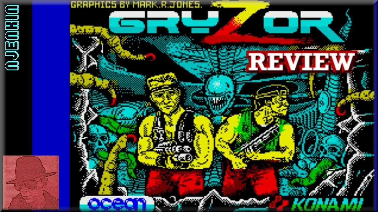Gryzor - on the ZX Spectrum 48K !! with Commentary - YouTube