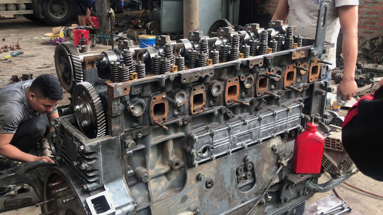 Sửa chữa ô tô tải, cách đặt dấu cam động cơ động cơ  chỉnh xupap động cơ huynhdai