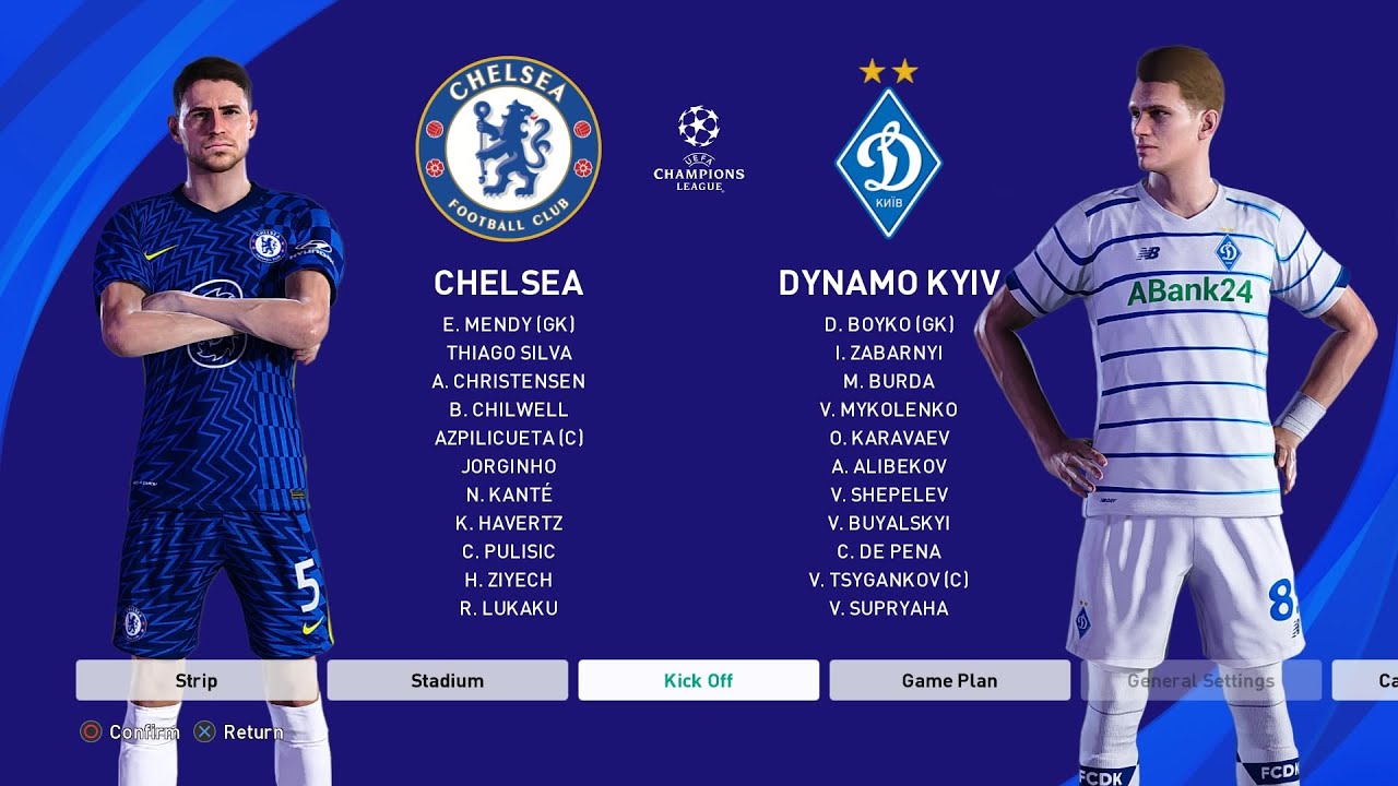 Pes 12 Uefa Champions League Fase de Grupo FC Dinamo kyiv vs Chelsea 