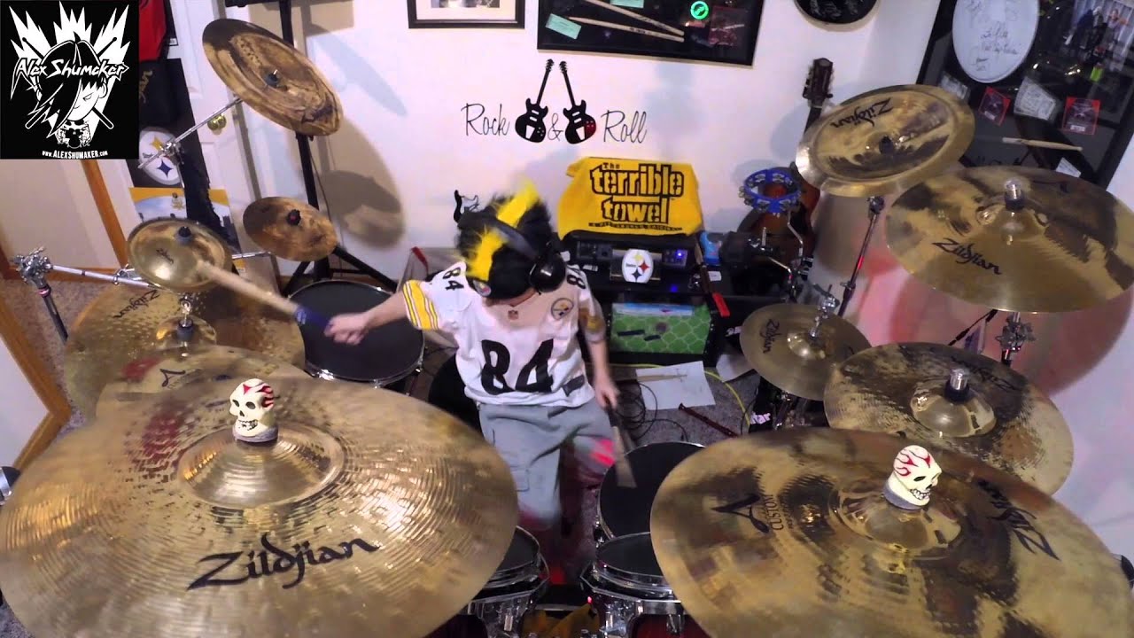 "Renegade" by 9 year old drummer Alex Shumaker YouTube