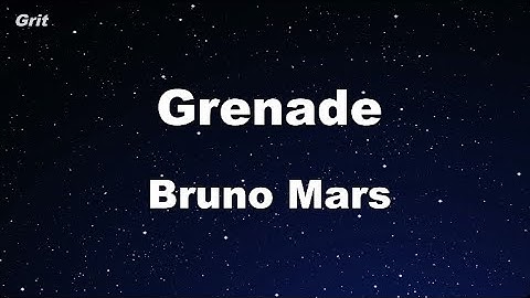 Thumbnail of Karaoke♬ Grenade - Bruno Mars 【No Guide Melody】 Instrumental