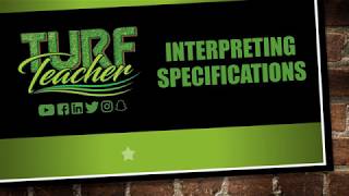 Interpreting Specifications