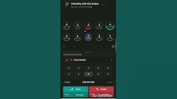 How to trade under 7 market ON DERIV  FOR BEGINNERS  (100%WIN RATE) #subscribe