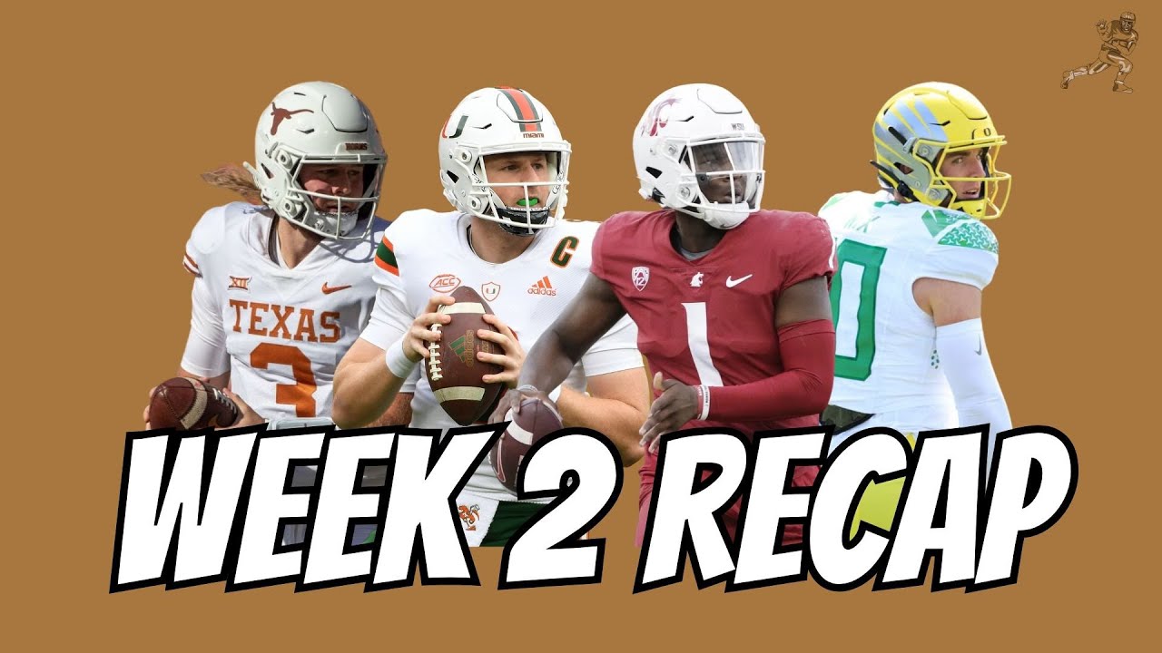 College Football Week 2 Recap YouTube