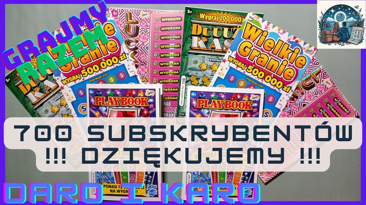 Daro i Karo. 🍀. 700 SUBÓW Odcinek specjalny. Dziękujemy Wam😁🥳 . ODC #107 #lotto #zdrapki #scratch