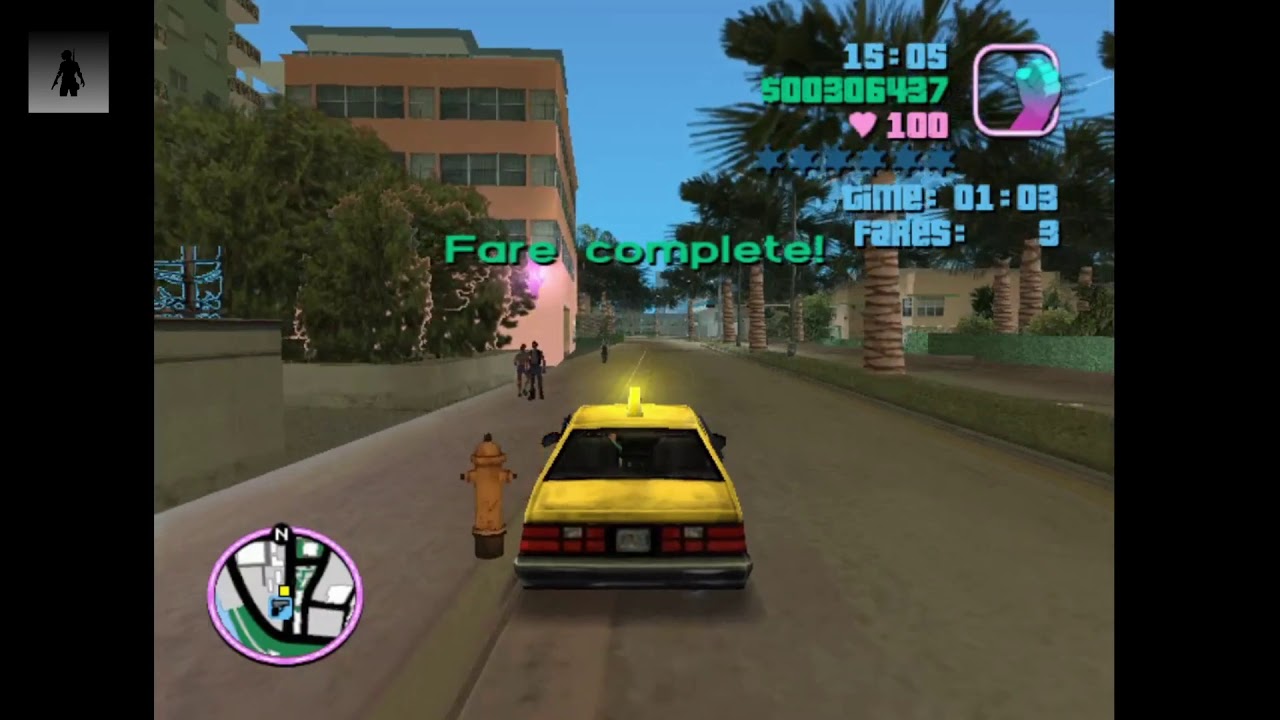 Gta Vice City Taxi Mission YouTube 