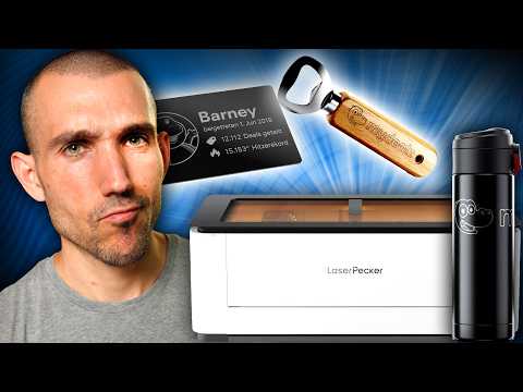 Wir produzieren jetzt unser eigenes Merchandise mit dem LaserPecker LX2 Laserschneider