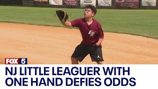 NJ little leaguer with one hand defies odds