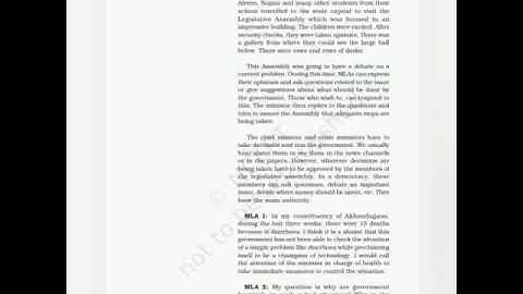 MLZS JHANSI CLASS 7 Social Science Civics Chapter 3 How the State Government Works Lecture 3