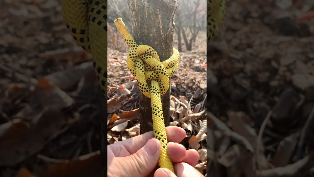 Super Strong & Clean Rope Knot 🎉 Easy Way to Tie Anything Tight 👍 