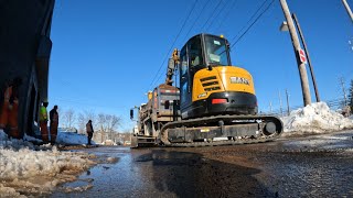 Detour Ahead!! Water service leaking